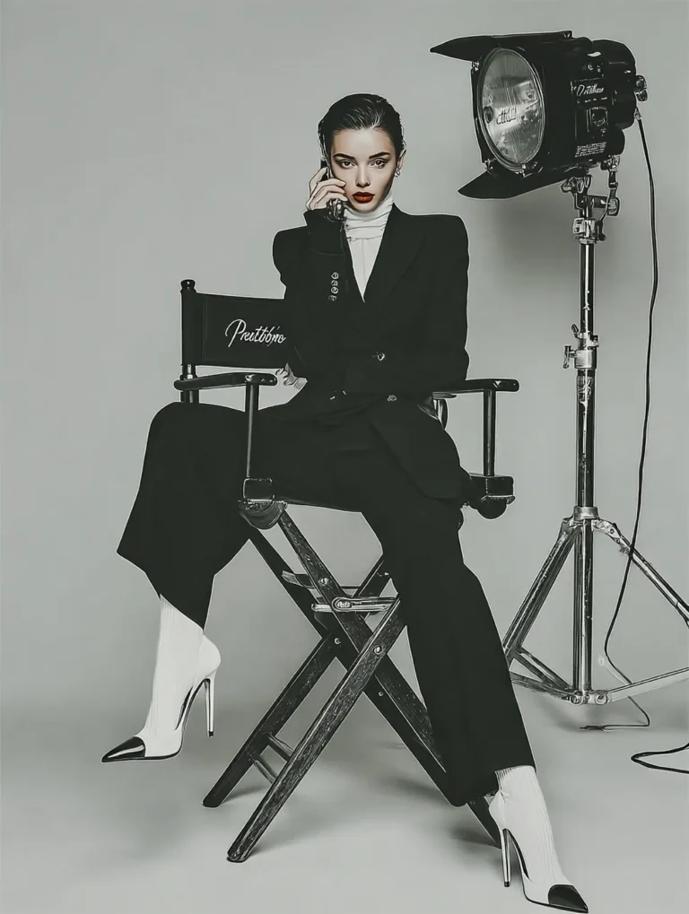 Creative fashion photography showcasing expressive styling artistic composition and visual concept