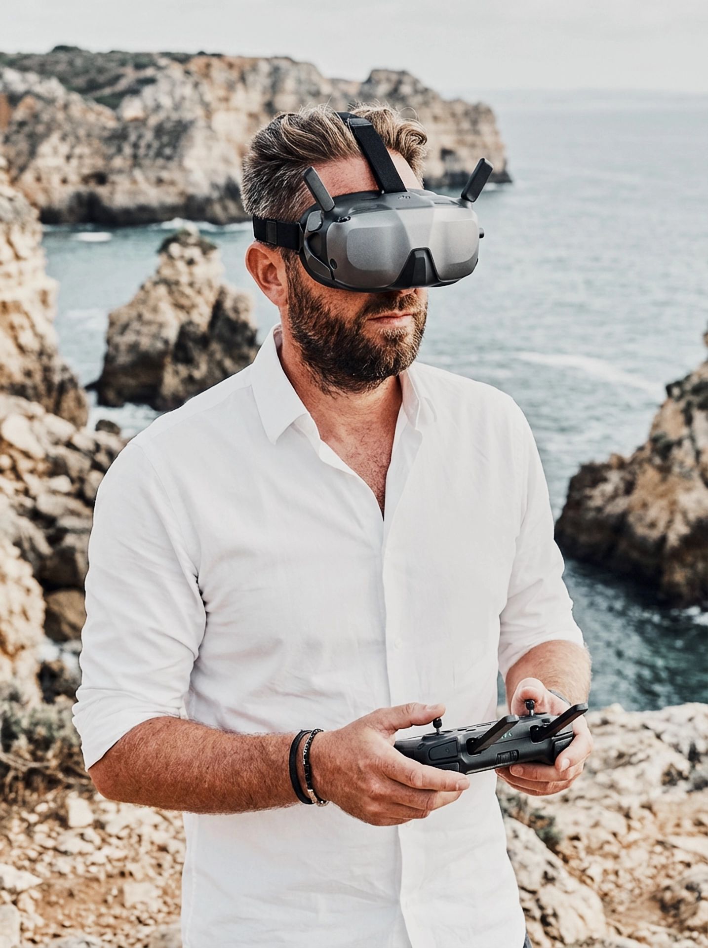 Drone photography in Mallorca showing a luxury villa from above